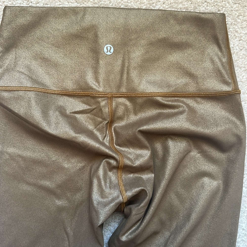Gold/Brown Lululemon Leggings - Picture 9 of 14